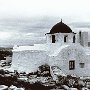 Paros 21-12-1998 - Church Prophet Elijah - Silvergelatine Print